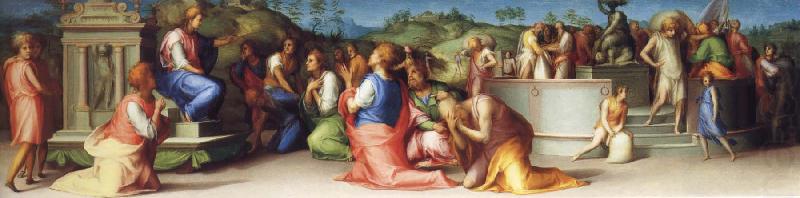 Joseph-s Brothers Beg for Help, Pontormo