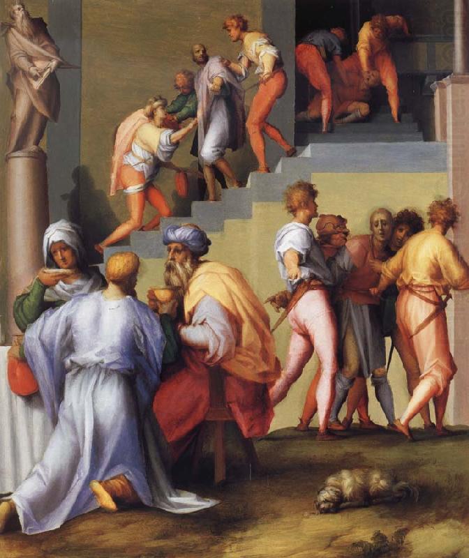 Pharaoh Pardons the Butler and Ordes the Execution of the Baker, Pontormo