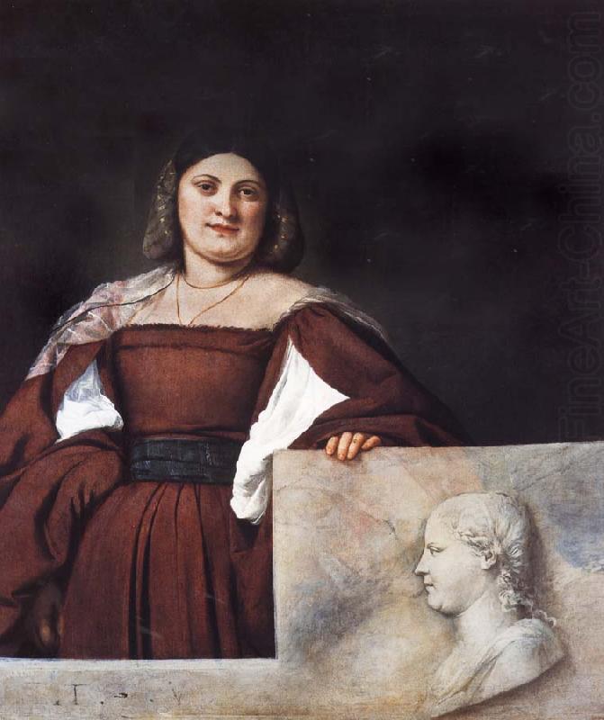 Portrait of a lady, Titian