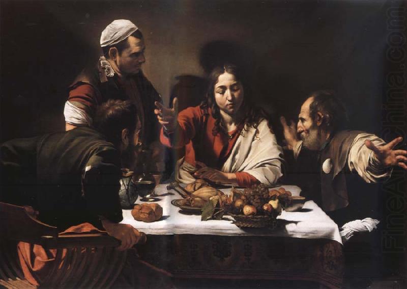 Caravaggio The meal in Emmaus