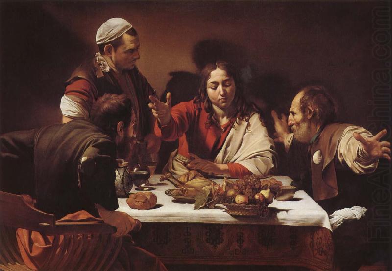 Maltiden in Emmaus, Caravaggio