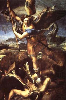 SaintMichael Trampling the Dragon, Raphael