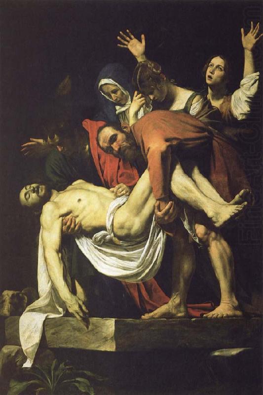 Caravaggio Christian burial