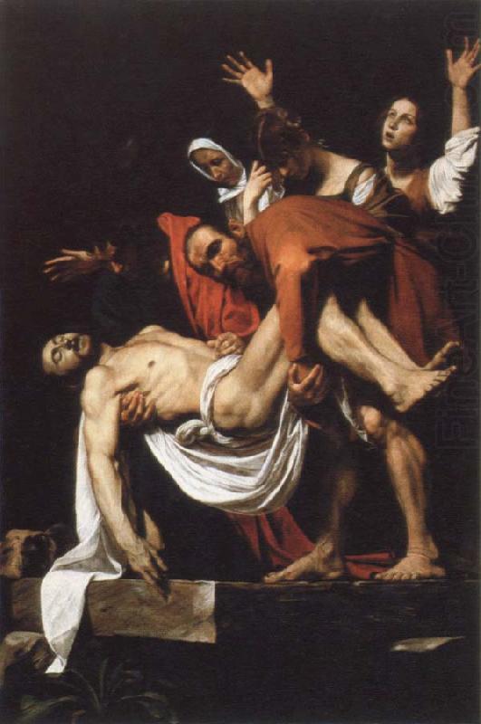the entombment, Caravaggio
