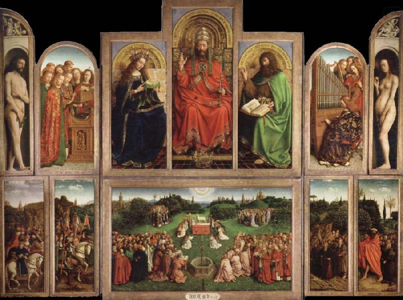 ghent altarpiece jan van eyck. Ghent Altarpiece, Jan Van Eyck