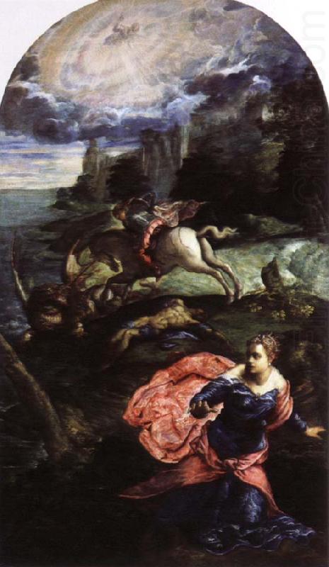 st.george and the dragon, Tintoretto