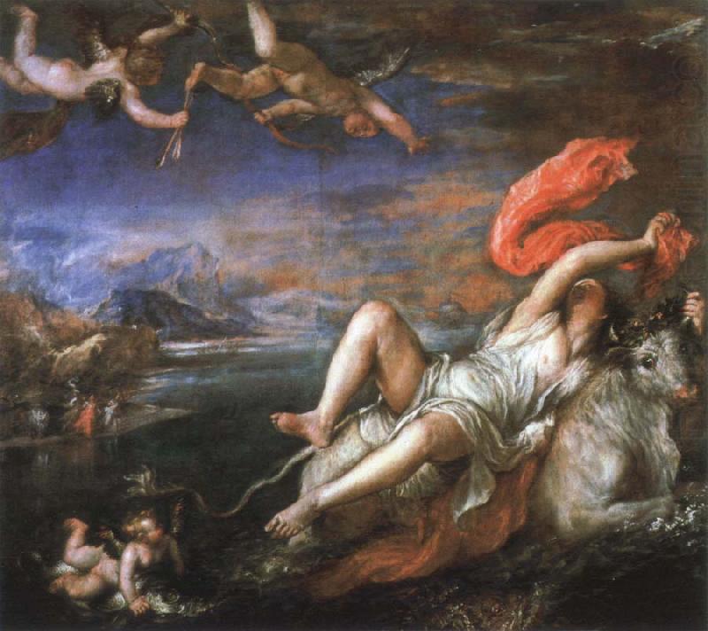 the rape of europa, Titian