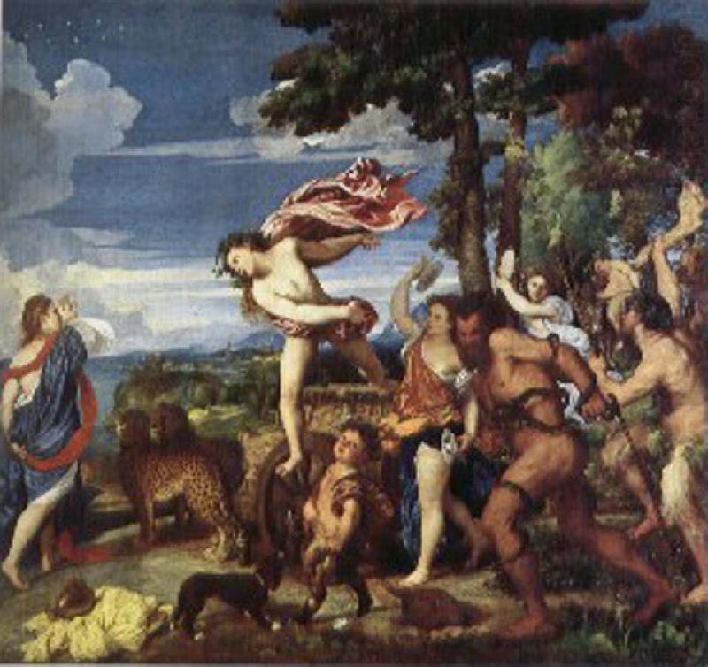 Backus met with the Ariadne, Titian