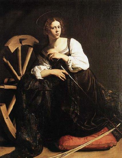 St Catherine of Alexandria, Caravaggio