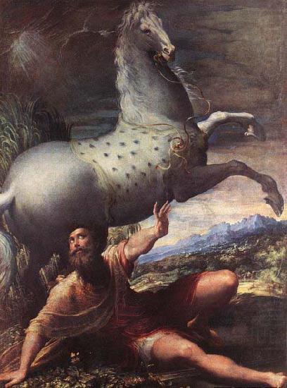 PARMIGIANINO The Conversion of St Paul - Oil on canvas oil painting picture