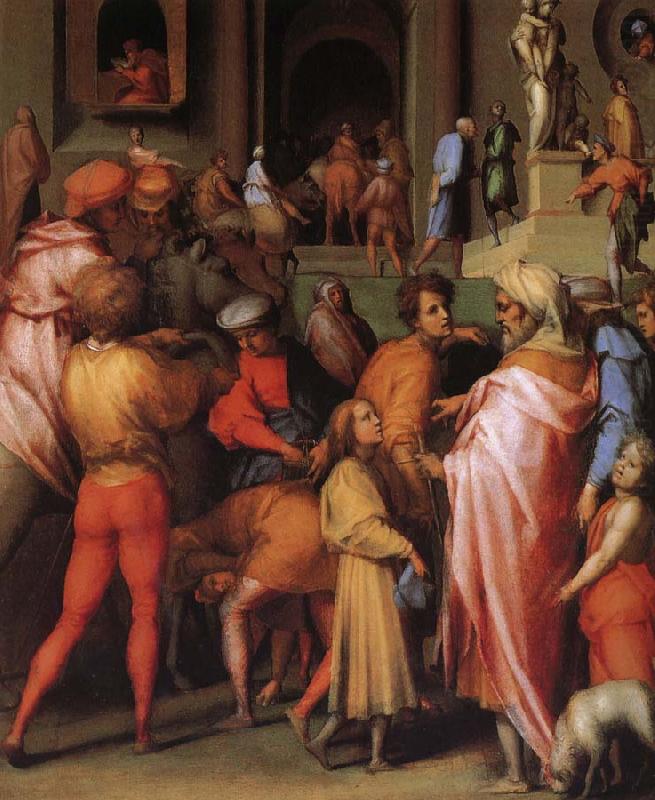 Joseph sold to poor Botticelli, Pontormo