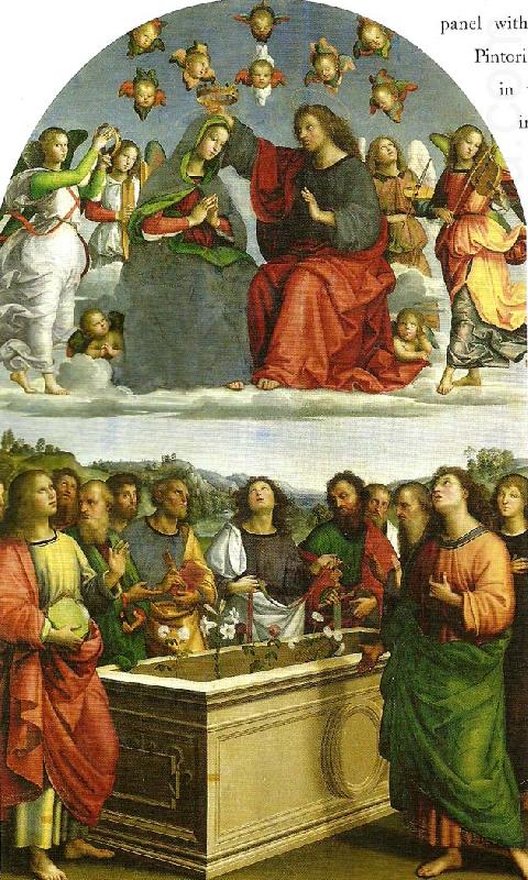 coronation of the virgin, Raphael