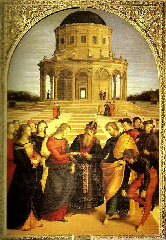 marriage of the virgin, Raphael