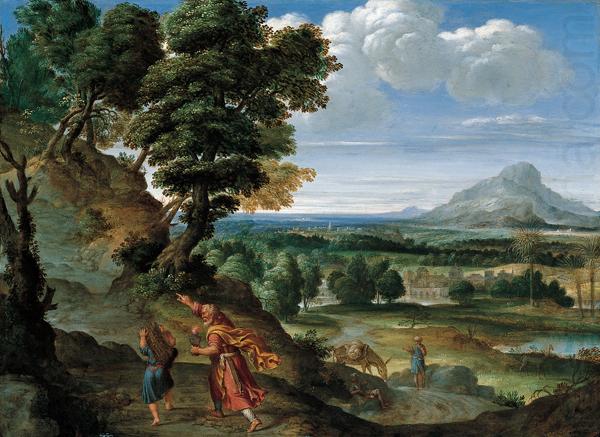 Abraham Leading Isaac to Sacrifice, Domenichino