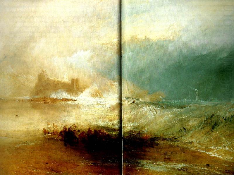J.M.W.Turner wreckerscoast of northumberland oil painting picture