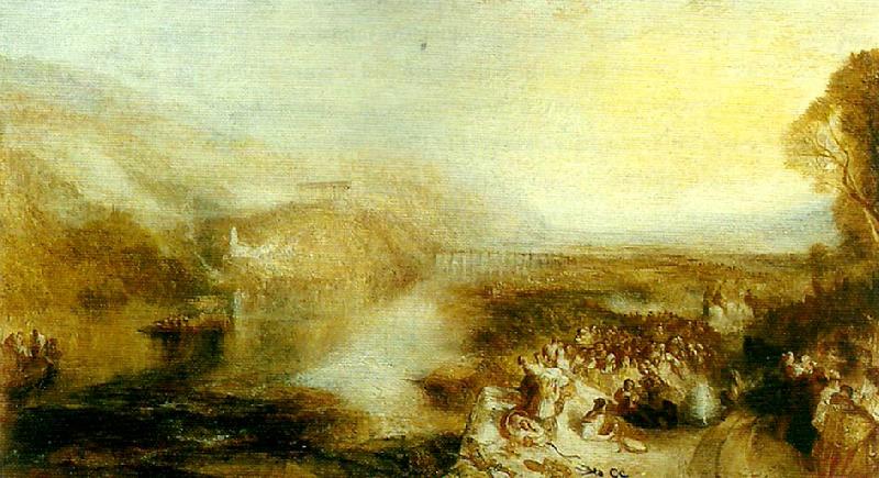 J.M.W.Turner the opening of the wallhalla oil painting picture