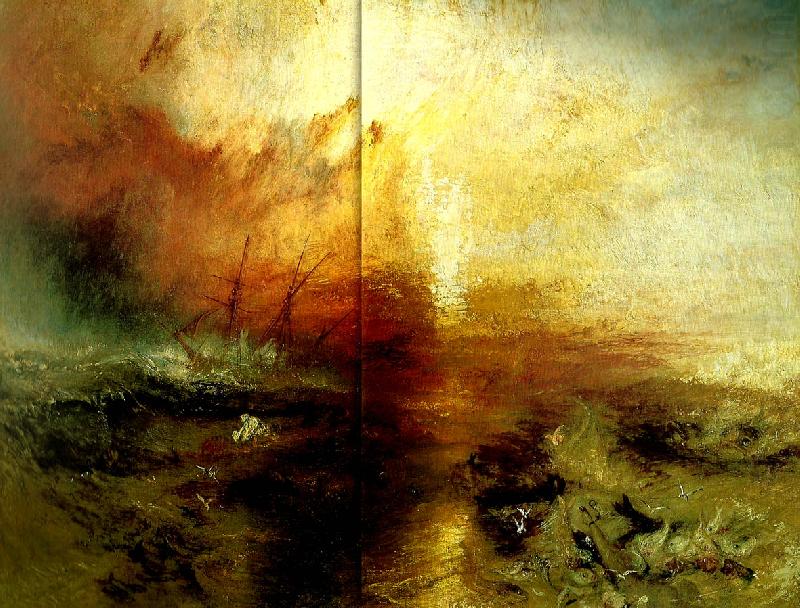 slavers throwing overboard the dead and dying typhon, J.M.W.Turner