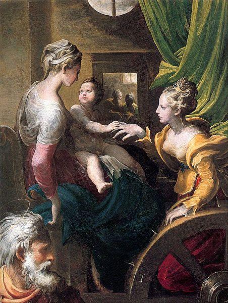 PARMIGIANINO Mystic Marriage of Saint Catherine oil painting picture