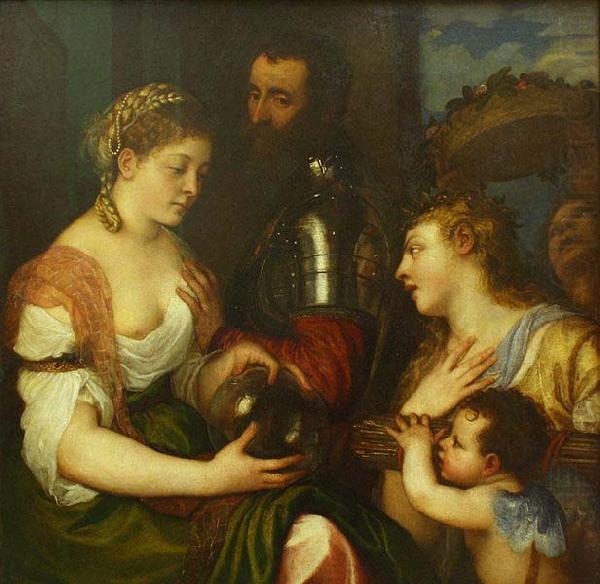 Allegorie conjugale, Titian