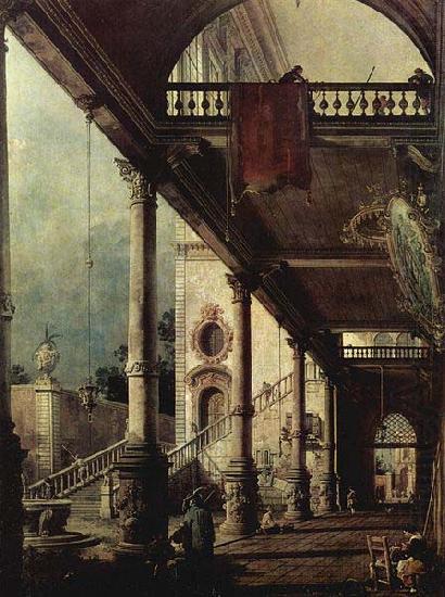 Der Laubengang, Canaletto