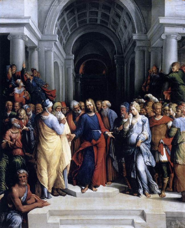 Christ and the Adulteress, Garofalo