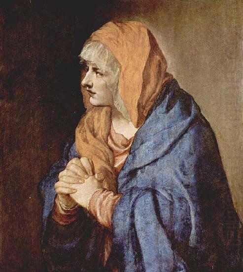 Schmerzensmutter im Gebet, Titian