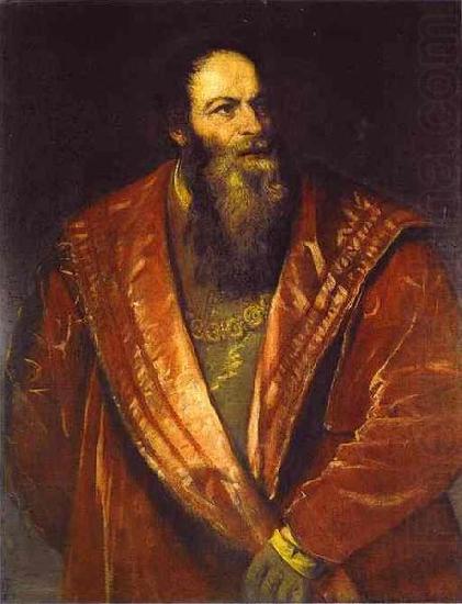 Portrait of Pietro Aretino, Titian