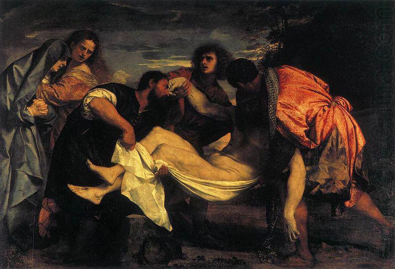 The Entombment, Titian