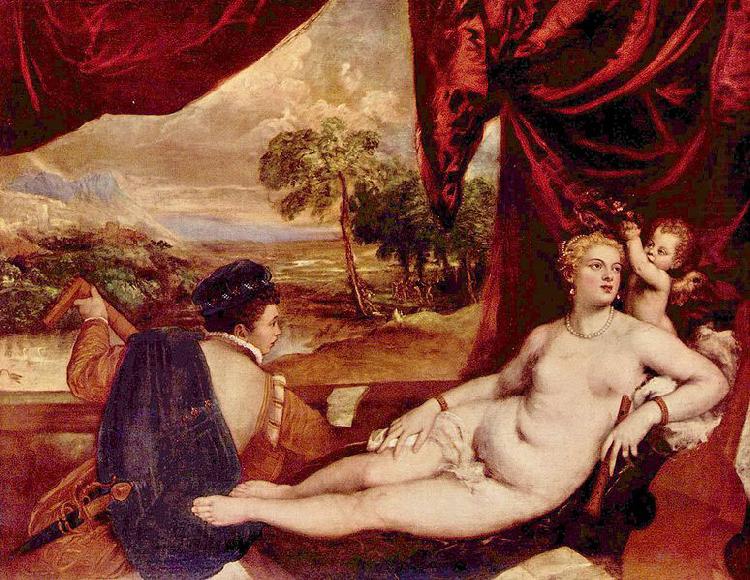 Titian Venus und der Lautenspieler
