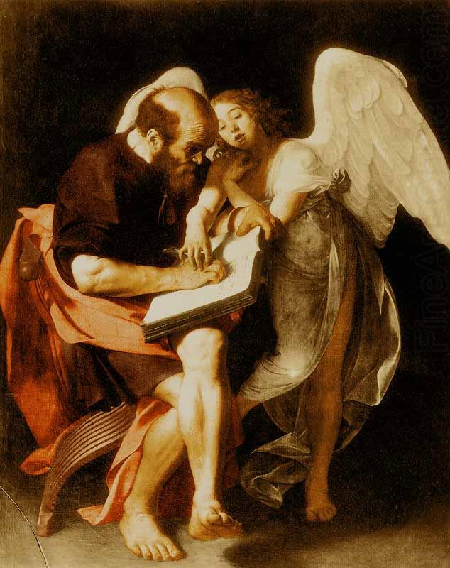 Saint Matthew and the Angel, Caravaggio