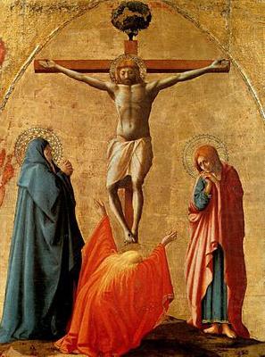 MASACCIO Crucifixion oil painting picture