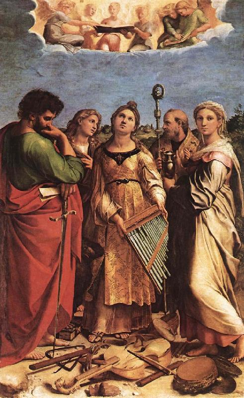 Ecstasy of St Cecilia, Raphael
