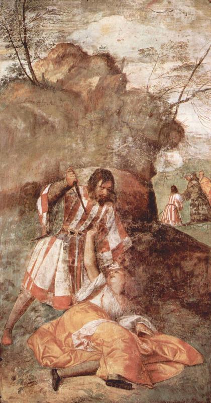 Miracle of the Jealous Husband, Titian