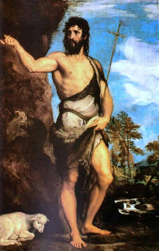 Saint John the Baptist, Titian