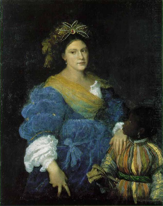 Portrait of Laura Dianti, Titian