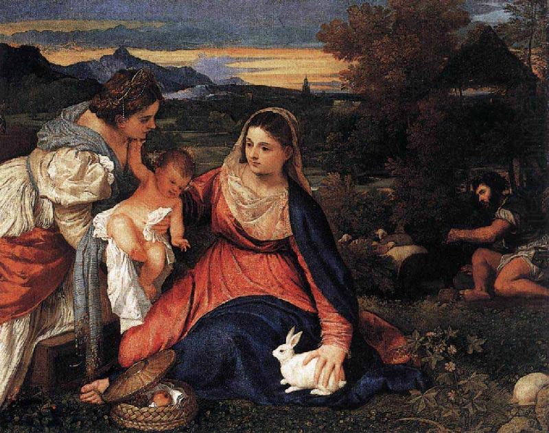 Madonna of the Rabbit, Titian