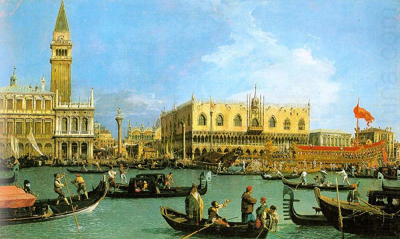 The Basin of San Marco on Ascension Day, Canaletto
