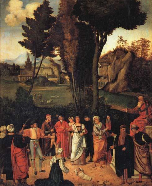 THe Judgment of Solomon, Giorgione