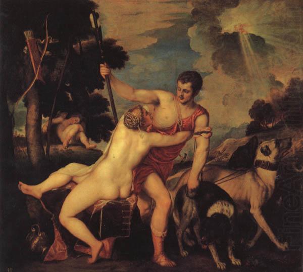 Titian Venus and Adonis oil painting picture