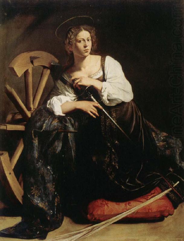 Caravaggio Saint Catherine oil painting picture