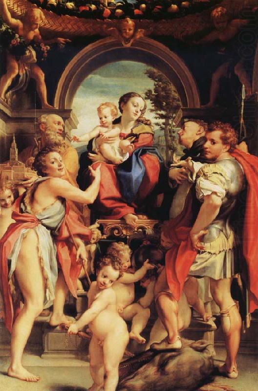 Madonna with Saint George, Correggio