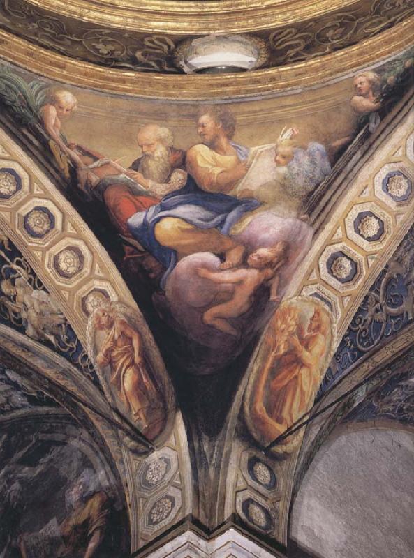 Pendentive with Saint Jerome and Saint Mattehew, Correggio