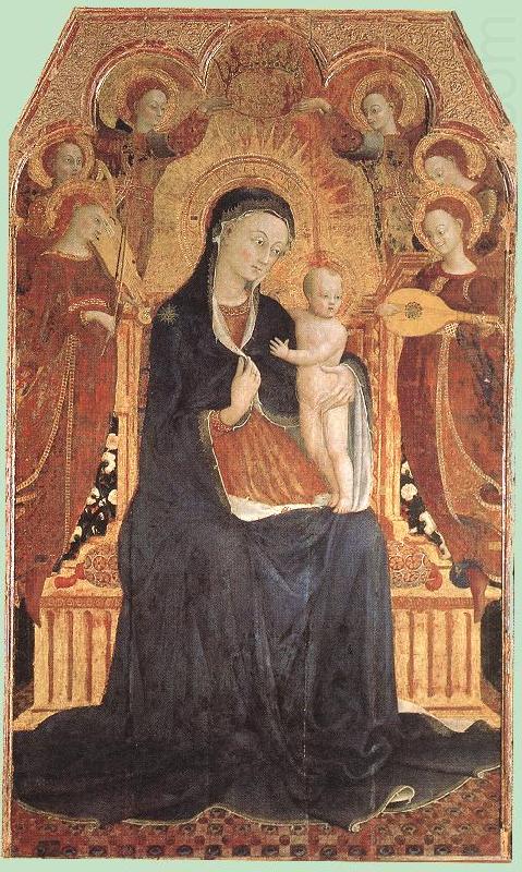 Virgin and Child Adored by Six Angels, SASSETTA