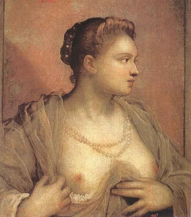 Portrait of a Woman Revealing her Breasts, Tintoretto