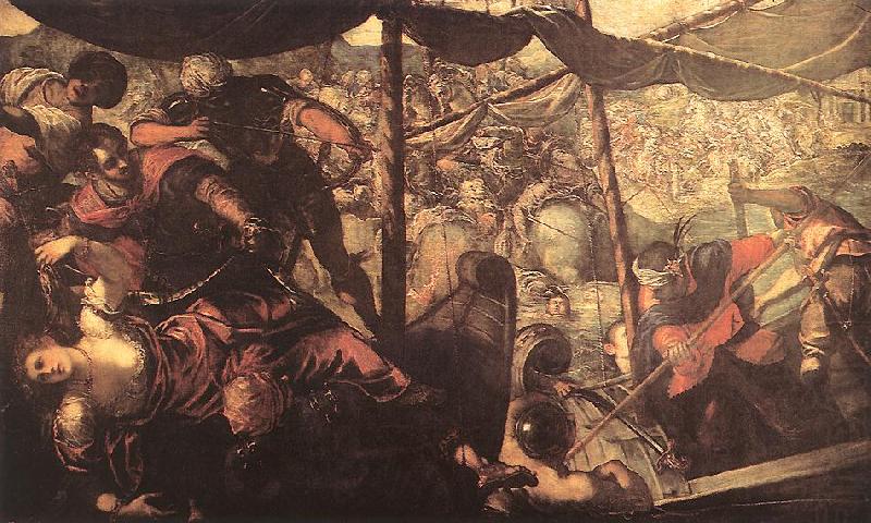 Battle between Turks and Christians, Tintoretto