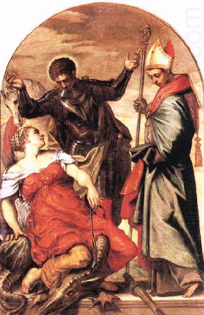 St Louis, St George and the Princess, Tintoretto