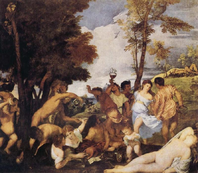Bacchanalia, Titian