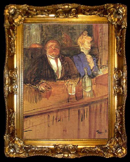 framed   Henri  Toulouse-Lautrec Bar, ta009-2