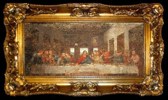 framed   Leonardo  Da Vinci The Last Supper-l, ta009-2