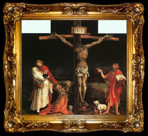 framed   Matthias  Grunewald Crucifixion, ta009-2